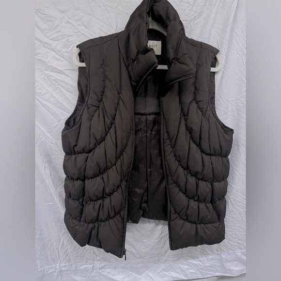 Nine West Jackets & Blazers - Nine West Brown Puffer Down Vest sz XL